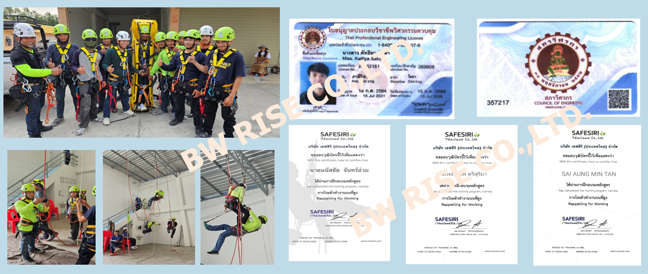 ใบรับรองมาตรฐานความปลอดภัยควบคุมวิศวกรรม